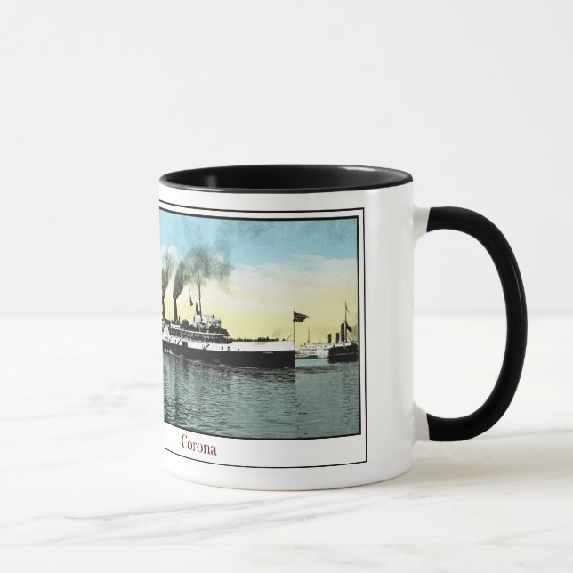 Steamship Corona Tasse (Rechts)