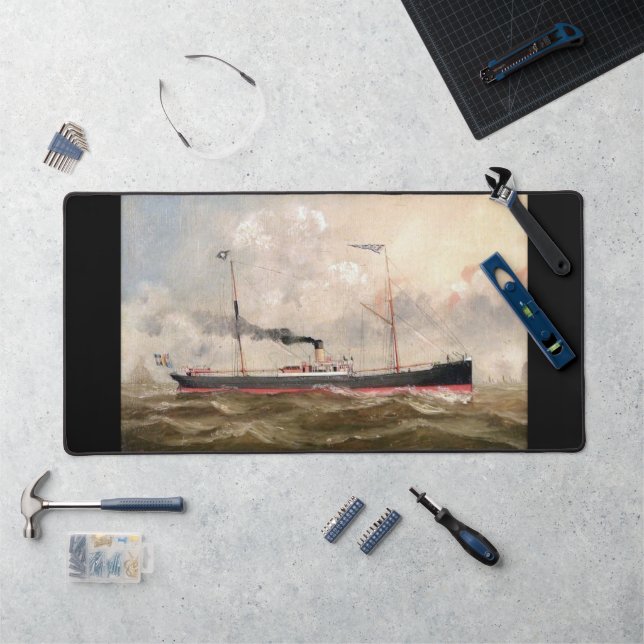 Steamship Louise 1800s Schreibtischunterlage (Arbeitsplatz)