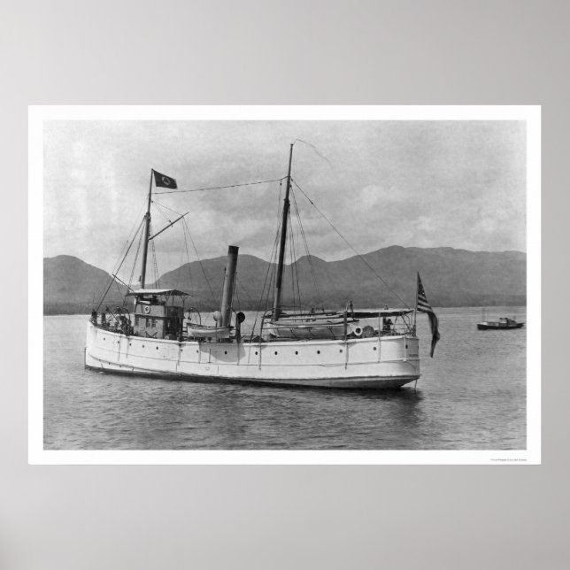 Steamship McArthur Alaska 1918 Poster (Vorne)