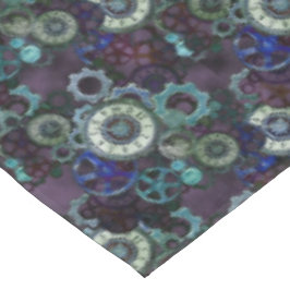 Steamverzierung, Uhrzeitgestänge schwarz Tischdecke