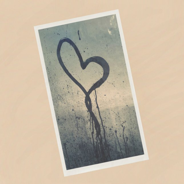 Steamy Gezeichnet Heart Serviette (Von Creator hochgeladen)