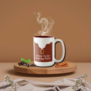 Steamy Illustration Kaffee Tasse
