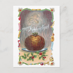 Steamy Plum Pudding Vintage Weihnachten