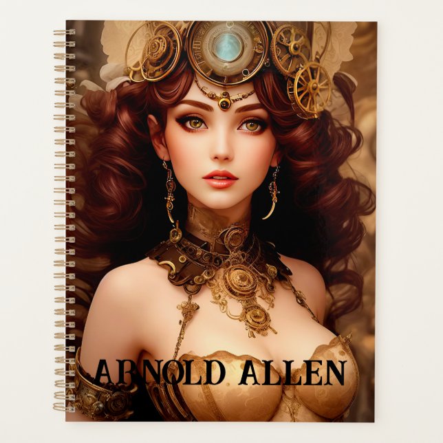STEAMY STEAMPUNK LADY PLANER (Vorderseite)