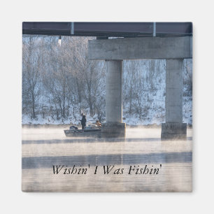 Steamy Winter Angelsee Taneycomo Magnet