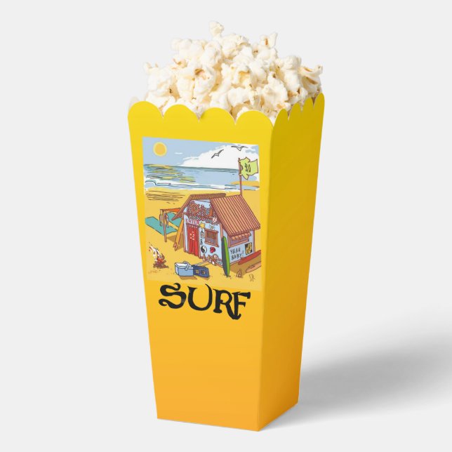 Steamys Surf Shack Popcornboxen Geschenkschachtel (Geplatzt)