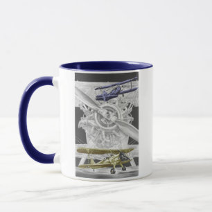 Stearman Biplane Tasse