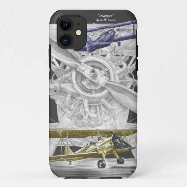 Stearman-Doppeldecker Case-Mate iPhone Hülle (Rückseite)