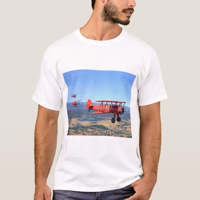 Stearman, PT-17, Luftfahrt 1943_Classic T-Shirt (Vorderseite)