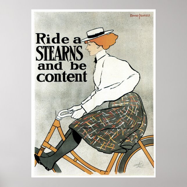 Stearns Bicycle Poster (Vorne)