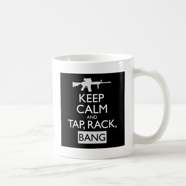 Stechen Sie an, beanspruchen Sie stark, SCHLAGEN Kaffeetasse (Rechts)