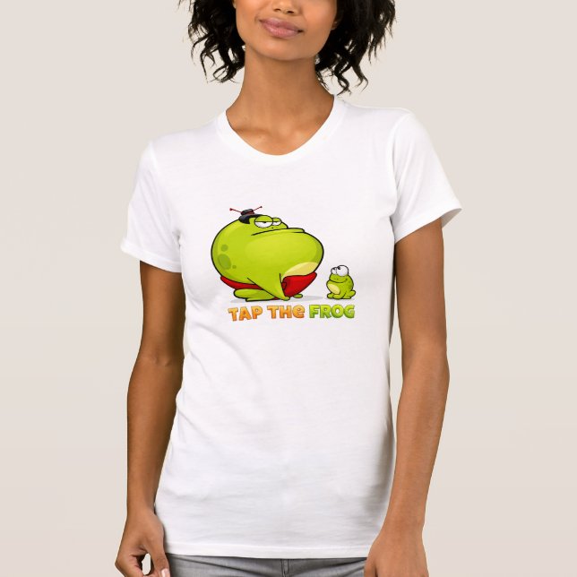 Stechen Sie den Frosch - Mädchent-shirt an T-Shirt (Vorderseite)