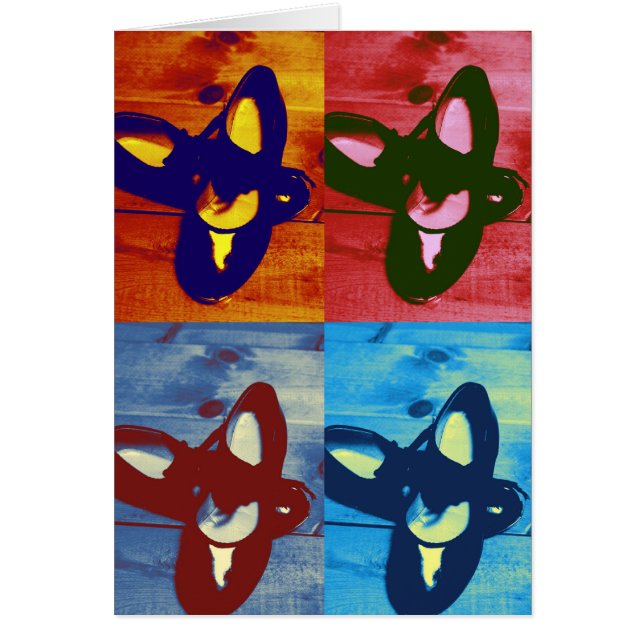 Stechen Sie Schuh-Pop-Kunst an (Vorne)