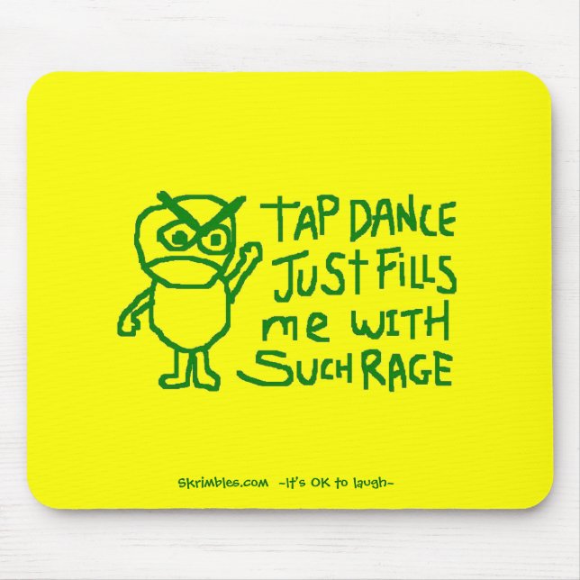 Stechen Sie Tanz füllt mich gerade mit solcher Mousepad (Vorne)