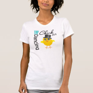 Stechen Sie Tanzen-Küken 4 an T-Shirt