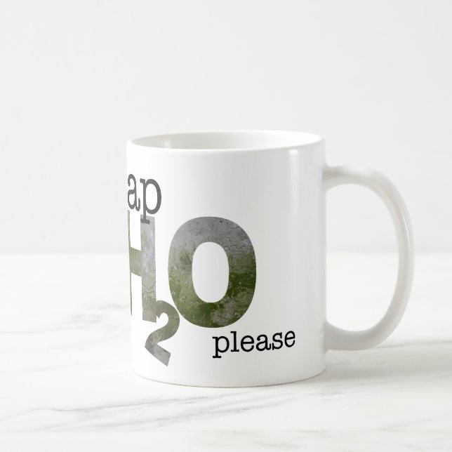 stechen Sie Wasser an Kaffeetasse (Rechts)