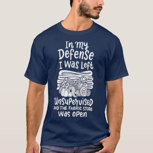Stechen von Nähknittern T-Shirt (Vorderseite)