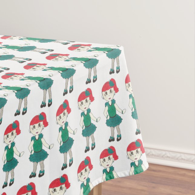 Stechend Tanz Girl Dance Erwägungsgrund Tapdance T Tischdecke (Beispiel)