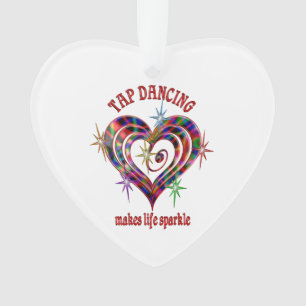 Stechend tanzende Glitzern Ornament