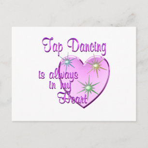 Stechend Tanzherz Postkarte