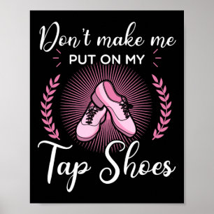 Stechend Tanztanzer Rhythmus Stechend Schuhe Soft Poster