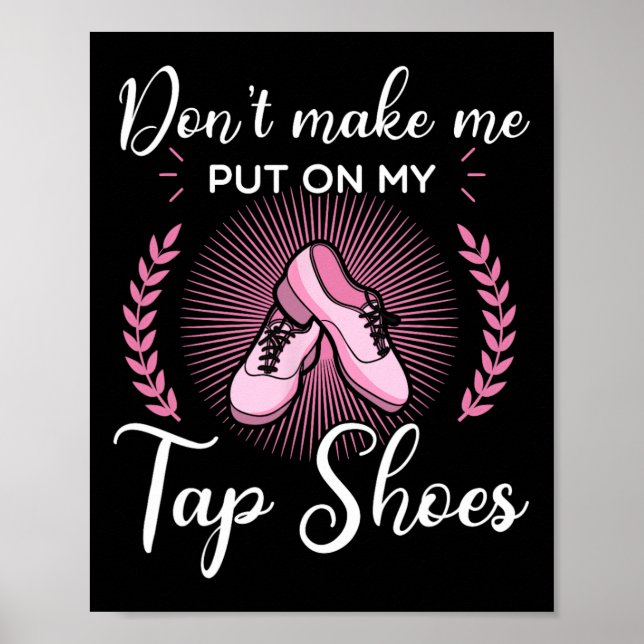 Stechend Tanztanzer Rhythmus Stechend Schuhe Soft Poster (Vorne)