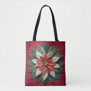 Stechmuster Poinsettia Rot