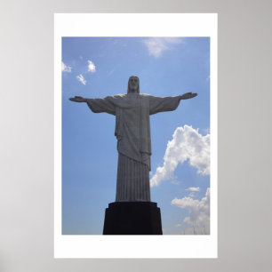 Stechpalme Christus Corcovado in Rio Poster