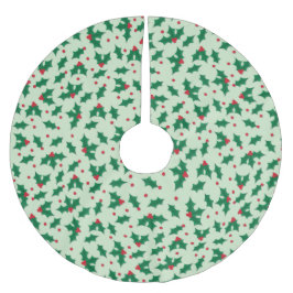 Stechpalme Polyester Weihnachtsbaumdecke