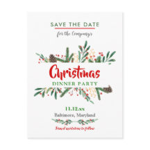 Stechpalme verlässt Feiertags-Party des |