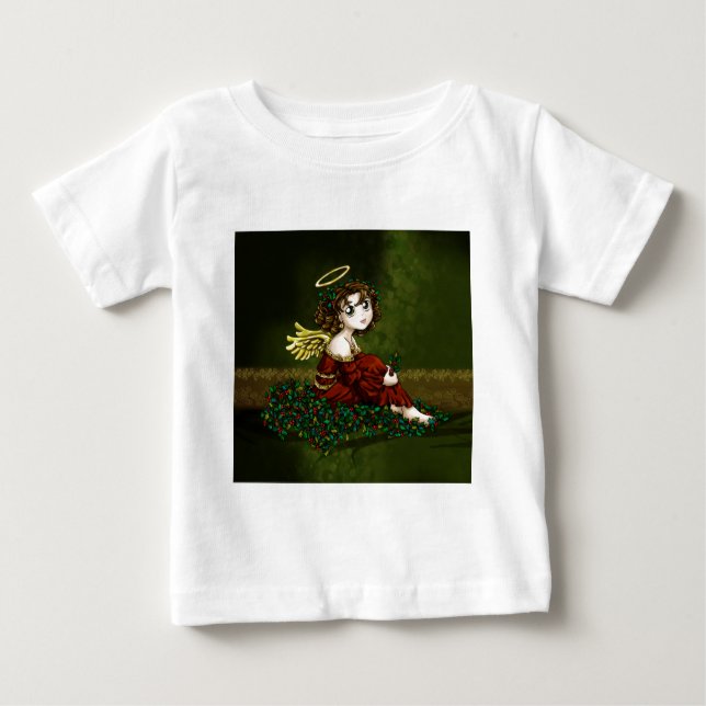 Stechpalmen-Engel Baby T-shirt (Vorderseite)
