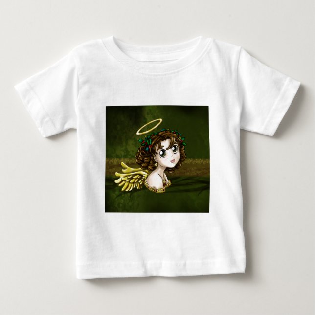 Stechpalmen-Engel Baby T-shirt (Vorderseite)