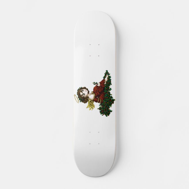 Stechpalmen-Engel Skateboard (Vorderseite)