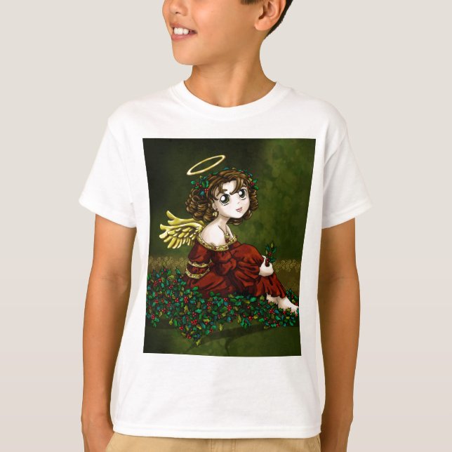 Stechpalmen-Engel T-Shirt (Vorderseite)