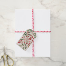 Stechpalmen-Geschenkanhänger Weihnachten