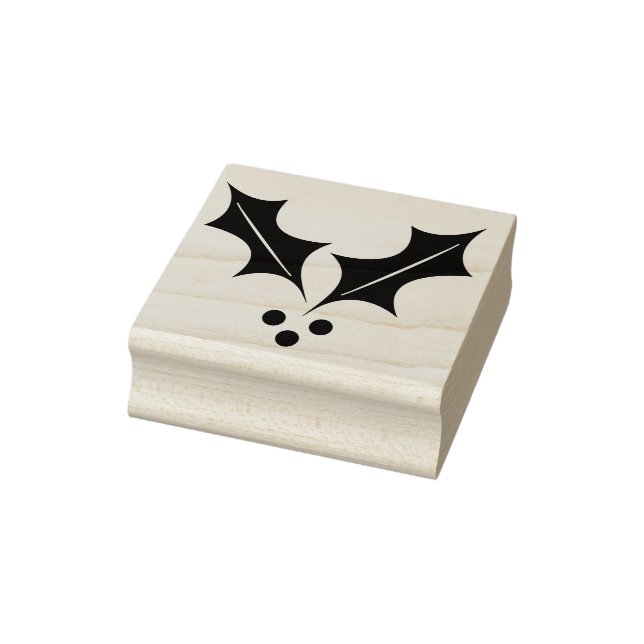 Stechpalmen-Kunststempel Gummistempel (Stempel)