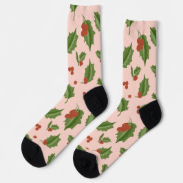 Stechpalmen-Weihnachts-Socken Socken