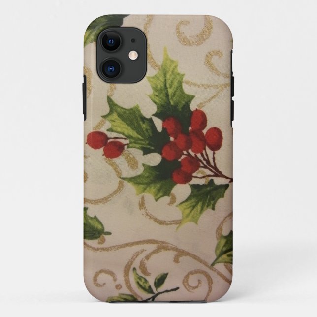 Stechpalmenbeeren Case-Mate iPhone Hülle (Rückseite)