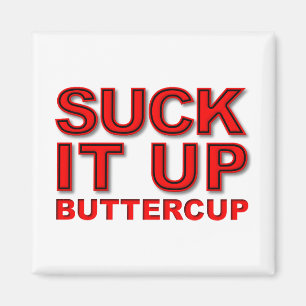 Steck es ein Butterblume Lustiger Magnet