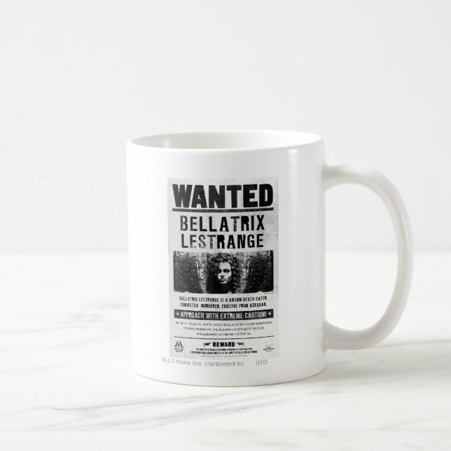 Steckbrief Bellatrix Lestrange Tasse (Rechts)