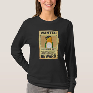 Steckbrief Papagei I Schwarzkopf-Zwergara T-Shirt