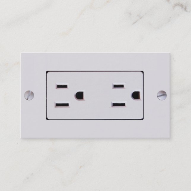 Steckdose #2 visitenkarte (Vorderseite)