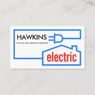Steckdose Elektrischer Stromkreis Visitenkarte