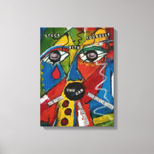 stecken leinwanddruck