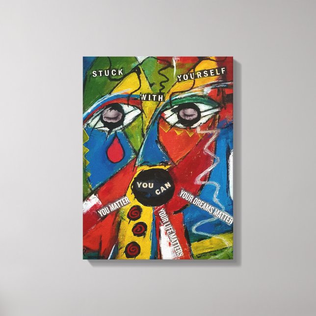 stecken leinwanddruck (Vorderseite)