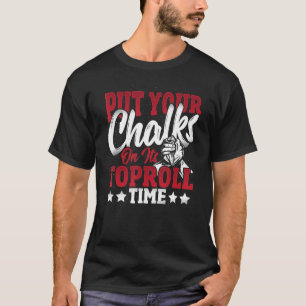Stecken Sie den Arm in den Arm-Wrestler T-Shirt