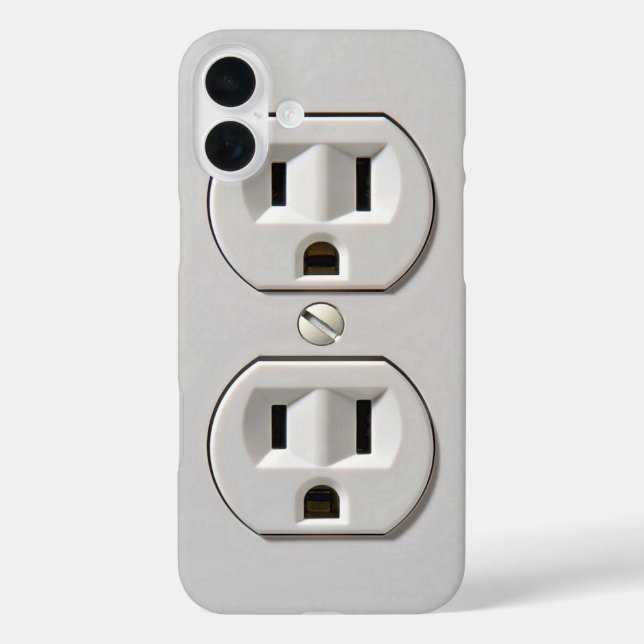 Stecker für das elektrische Auslass Case-Mate iPhone Hülle (Rückseite)