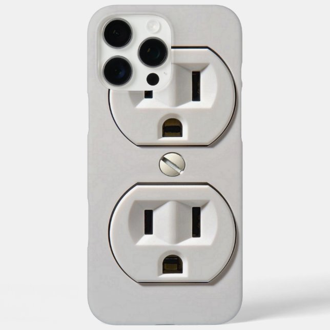 Stecker für das elektrische Auslass Case-Mate iPhone Hülle (Rückseite)