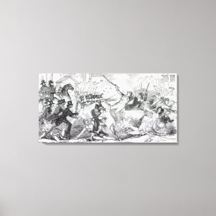 Stecker-Plot-Riot in Preston Leinwanddruck