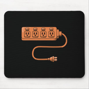Stecker und Sockeln für elektrische Steckdosen Hal Mousepad